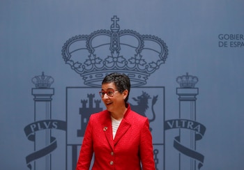 La ministra de Exteriores española,