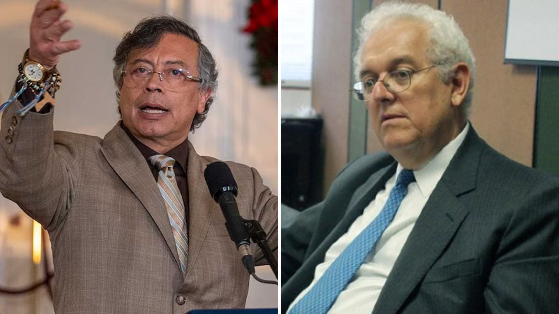 El presidente acusó al exministro de Hacienda de interferir en la elección de la Junta directiva del Banco de la República - crédito Presidencia de Colombia/Colprensa