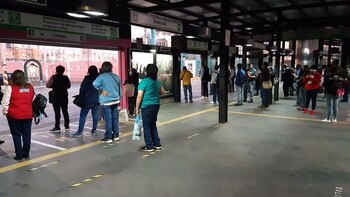 Metrobús pidió a la población