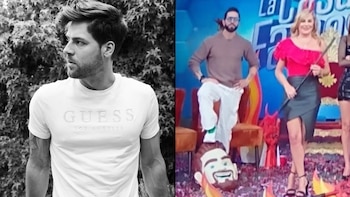 El actor se mostró triste