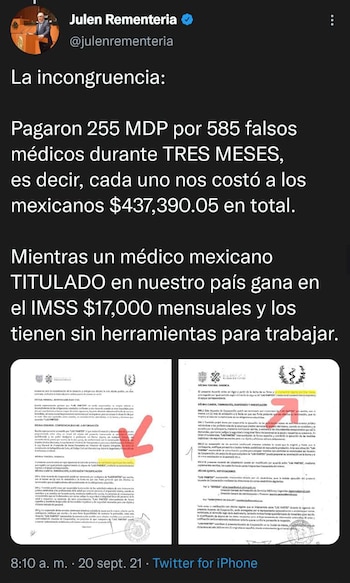 A través de sus redes