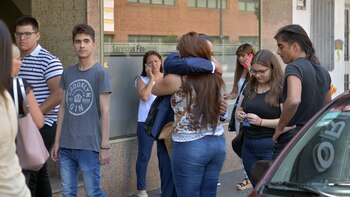 Los restos del joven son