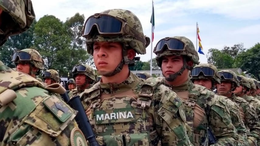 Mil 700 elementos de la Marina se desplegaron en el puerto de Mazatlán.