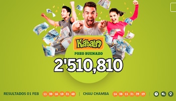 Kábala: video del último sorteo y la jugada ganadora del jueves 1 de febrero de 2024. (Captura: intralot)