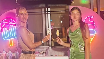 Nicole Neumann y Allegra Cubero