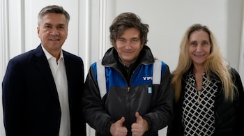 El presidente Javier Milei y