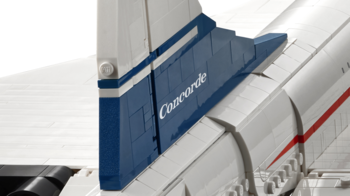 El logotipo de Concorde aparece