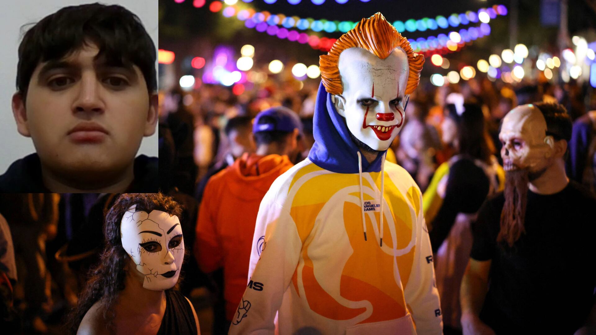 Testigo relató como fue el ataque en contra de Jaime Esteban Moreno, estudiante de la Universidad de los Andes que murió luego de una fiesta de Halloween - crédito Daniel Cole/Reuters/Redes sociales