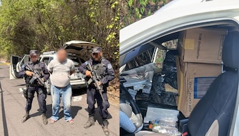 La combinación de labores de inteligencia y unidades tácticas permitió a la PNC detectar y neutralizar la operación de contrabando en la zona oriental.(Cortesía: Gustavo Villatoro/PNC de El Salvador)