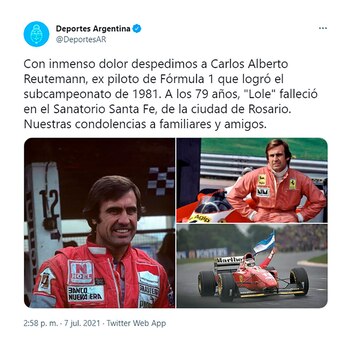 Despedidas a Reutemann