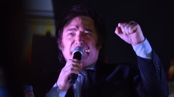 Javier Milei brinda un discurso