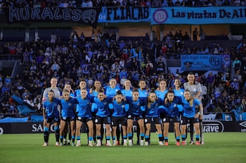 Belgrano se ubicó en el Grupo B junto con Independiente del Valle de Ecuador, Universitario de Perú y Palmeiras de Brasil (@BelgranoFem)