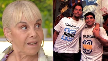 Claudia Villafañe recordó el día que Ricky Martín comió un asado con Diego Maradona en su casa: “Lo metimos en el baúl”