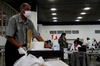 Conteo de votos en Detroit,