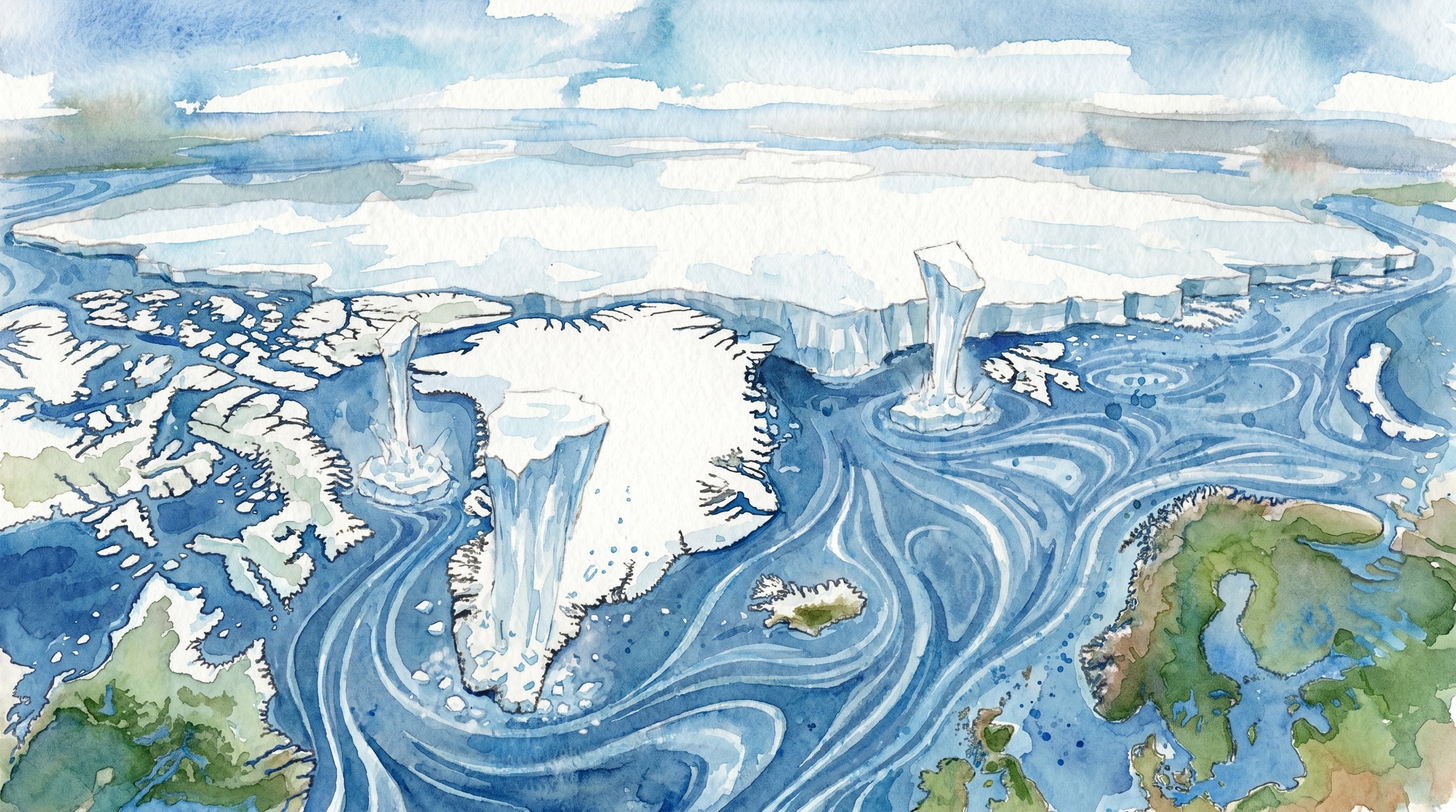 La menor cobertura de nieve y hielo altera la luz que reciben las algas, impacta la cadena alimentaria marina y plantea dudas sobre la pesca en el Ártico y el subártico. (Imagen Ilustrativa Infobae)