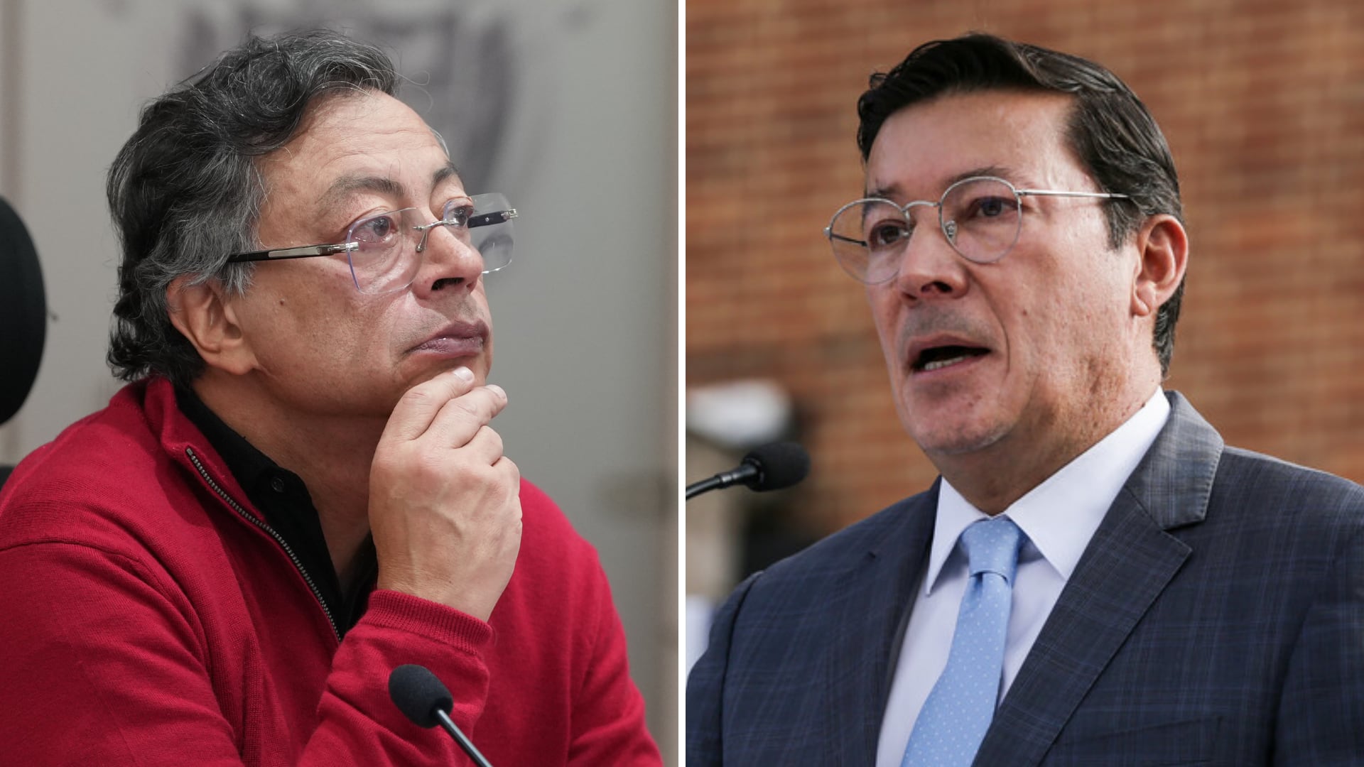 El presidente Gustavo Petro insistió en sus señalamientos contra la labor de la Registraduría y de su titular, Hernán Penagos - crédito Juan Diego Cano/Presidencia - Catalina Olaya/Colprensa
