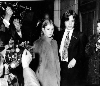 Marianne Faithfull y Mick Jagger