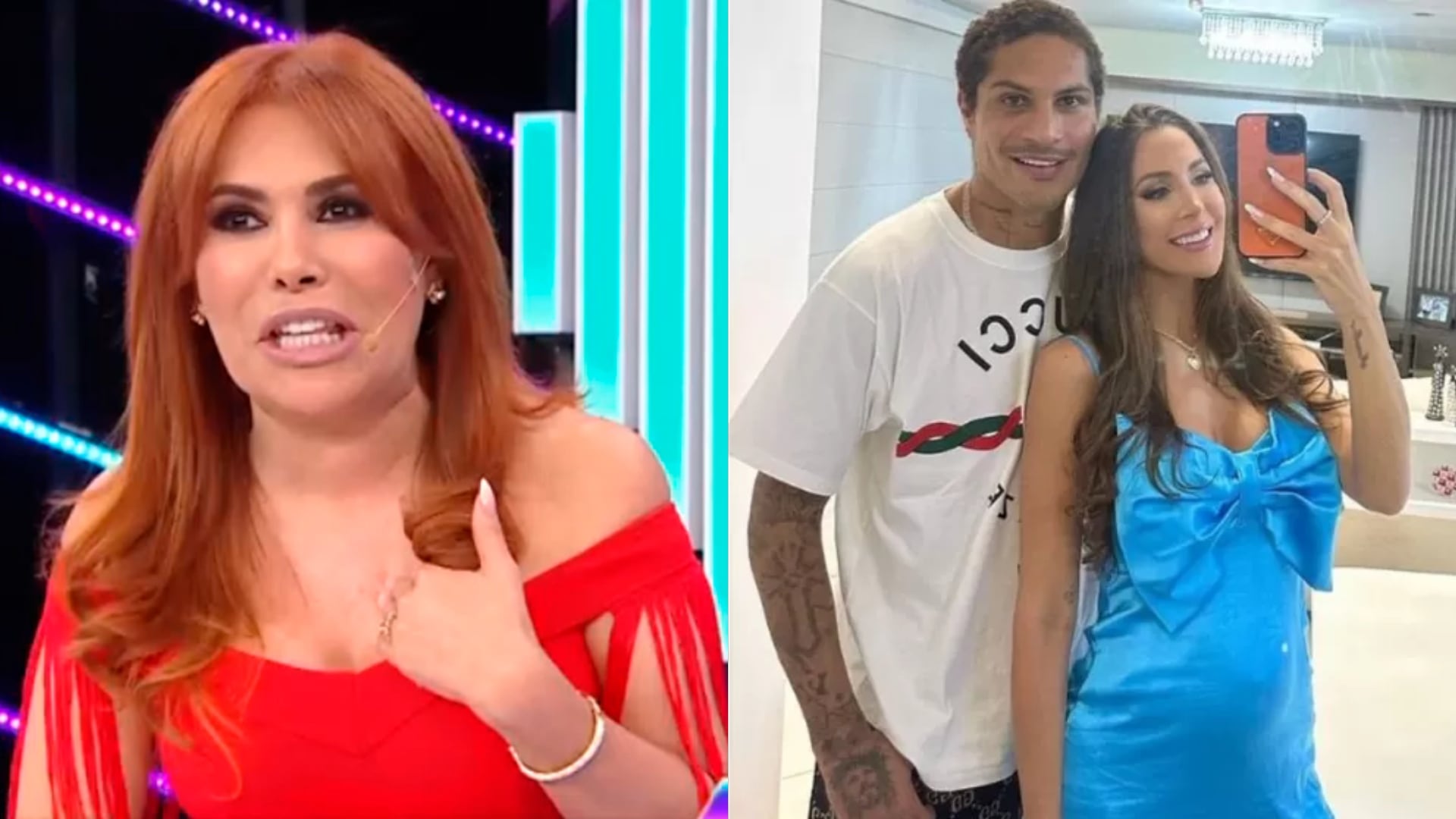 Magaly Medina cuestionó el mensaje de Ana Paula Consorte a Hernán Barcos por un gesto de su esposa Giuli Cunha: “Has quedado como payasa”