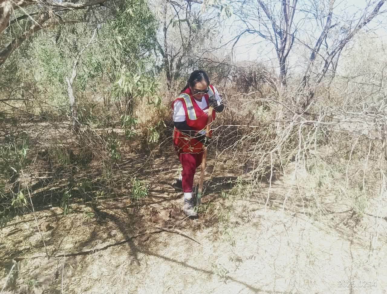 Dulce María, madre integrante del colectivo Guerreras Buscadoras Cajeme, logró localizar a su hijo Ángel Eduardo . Crédito: Facebook