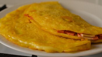 Omelette vegano a base de