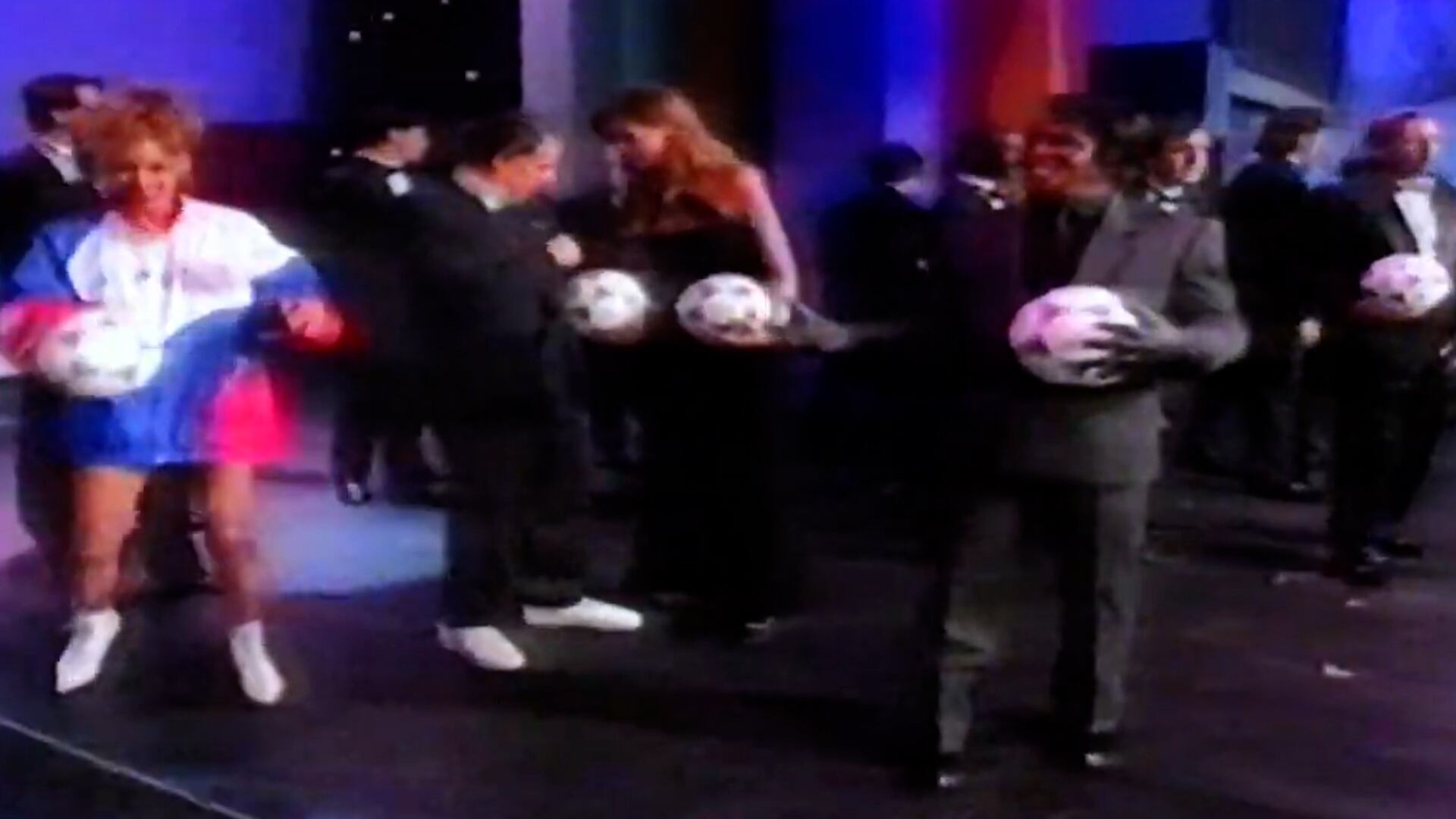 El cierre del sorteo del Mundial de Estados Unidos con todas las estrellas en el escenario