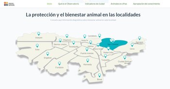 Mapa animales Bogotá