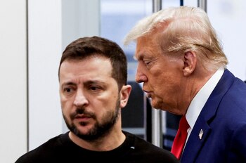 Zelensky expresó su confianza en que en el retorno de Donald Trump a la presidencia estadounidense no afectaría el objetivo de alcanzar la paz (REUTERS/Shannon Stapleton/ARCHIVO)