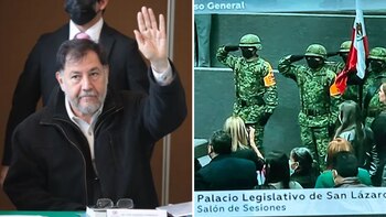 Gerardo Fernández Noroña defendió presencia de militares en el Senado