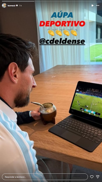 La historia que subió Lionel Messi por la victoria de su nuevo club, CD Eldense