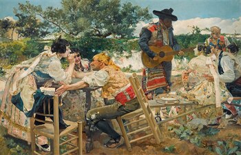 "Fiesta valenciana", de Joaquón Sorolla,