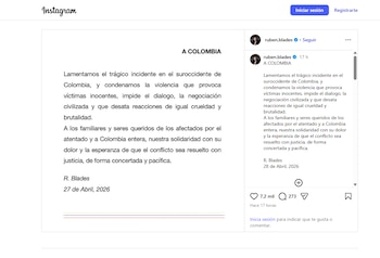 - crédito @ruben.blades/Instagram