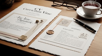 Al redactar el CV manualmente,