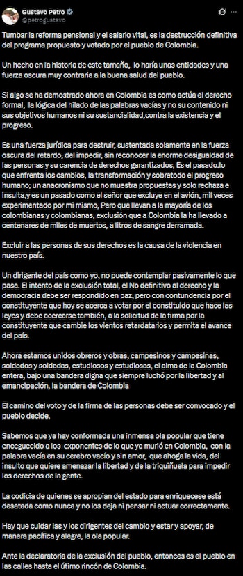 La controversia por la reforma