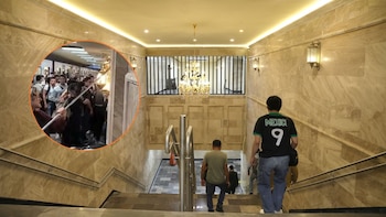 Manifestantes de la comunidad trans realizaron destrozos al interior de la recién remodelada estación Hidalgo de la Línea 2 del Metro CDMX (Jefatura Gobierno CDMX/ Captura redes sociales)