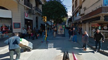 Dos vendedores ambulantes no videntes