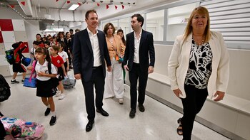 Jorge Brito, junto a Stefano