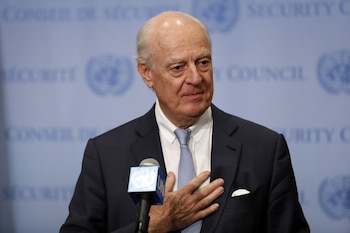 Staffan De Mistura lideró la