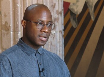 US filmmaker Barry Jenkins speaks
