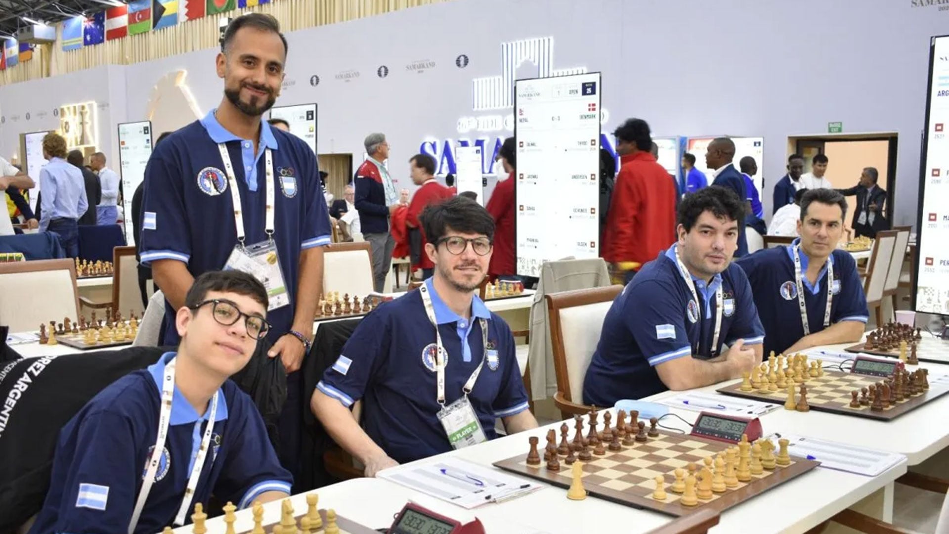 Argentina inició su camino en las olimpiadas de ajedrez con victorias de Faustino Oro, Diego Flores, Sandro Mareco y Fernando Peralta
