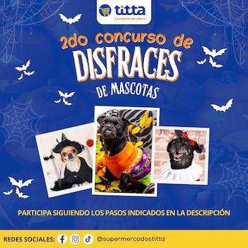 Concurso de disfraces de mascotas.