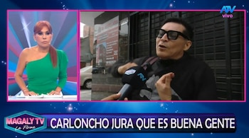 Carloncho reconoce episodio relatado por Gianina Portugal y explica qué ocurrió en radio Moda. Captura: Magaly TV La Firme.