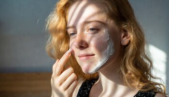 personas aplicando un producto facial sobre su piel - (Imagen Ilustrativa Infobae)