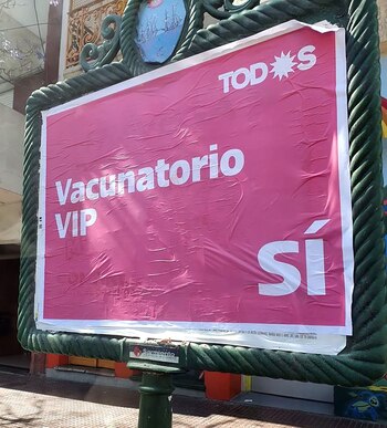 El recuerdo por el vacunatorio