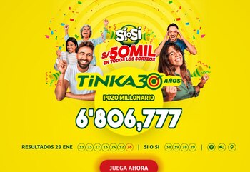 La Tinka sorprende con 2