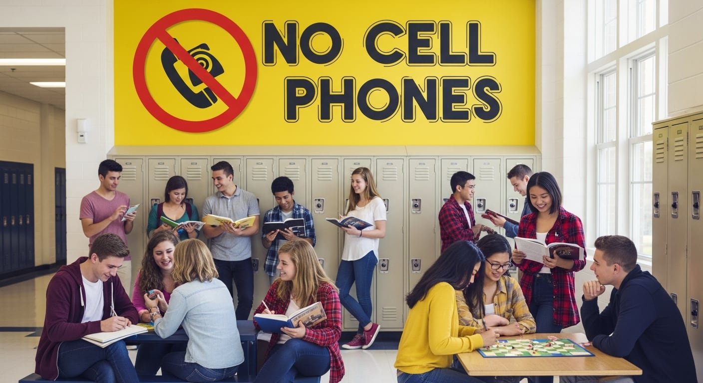 La restricción al uso de celulares aplicará durante clases y descansos en instituciones educativas. - crédito Imagen Ilustrativa Infobae