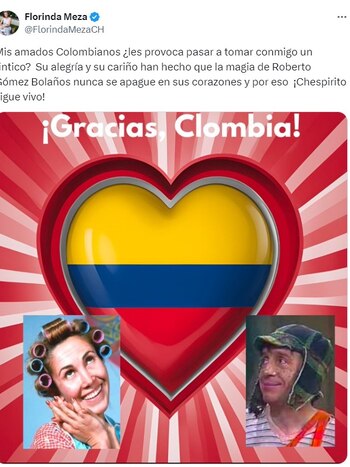 Florinda Meza habría confirmado el