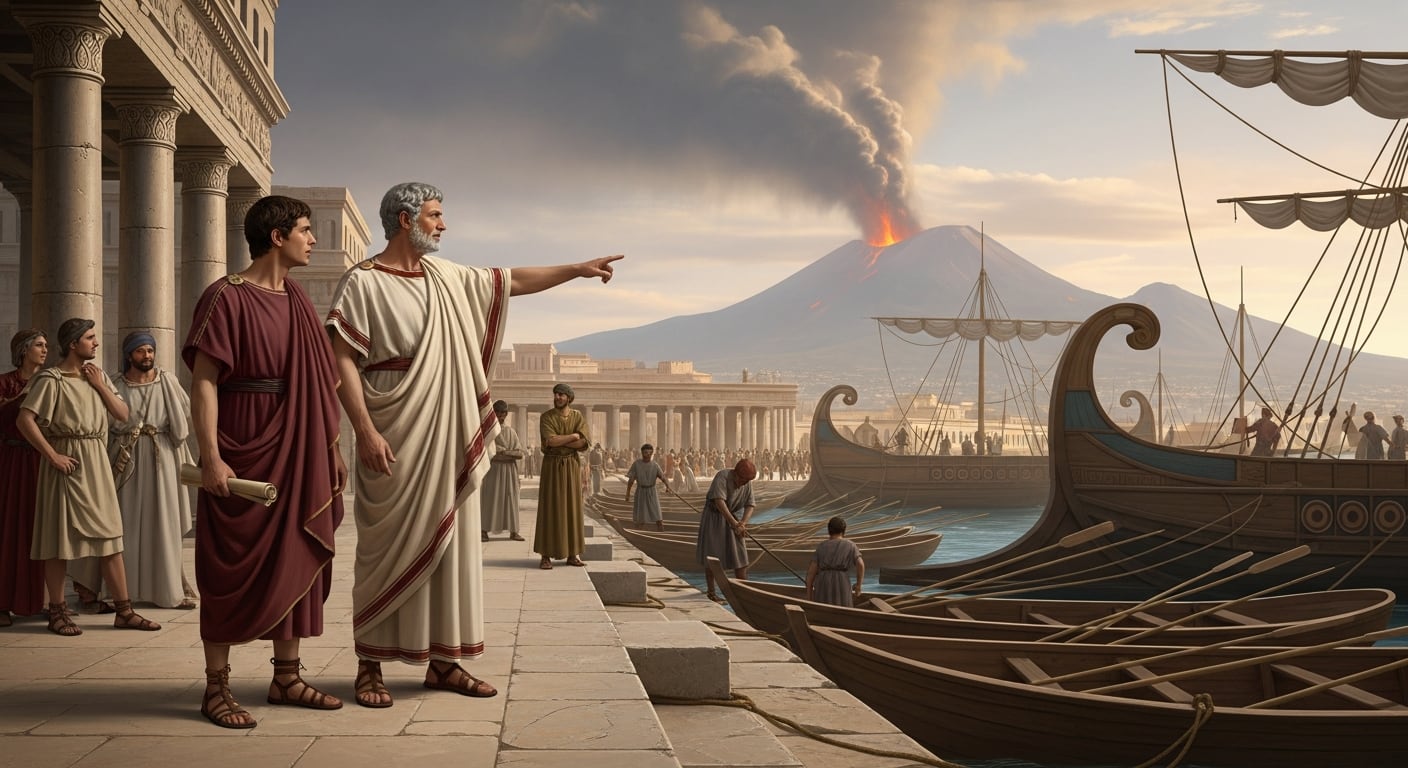 Criado en una familia intelectual, Plinio el Joven benefició de la educación de figuras como Quintiliano y Lucio Verginio Rufo, influyendo en su visión del poder y el saber - (Imagen Ilustrativa Infobae)