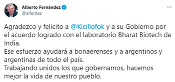 En otro gesto de distensión,