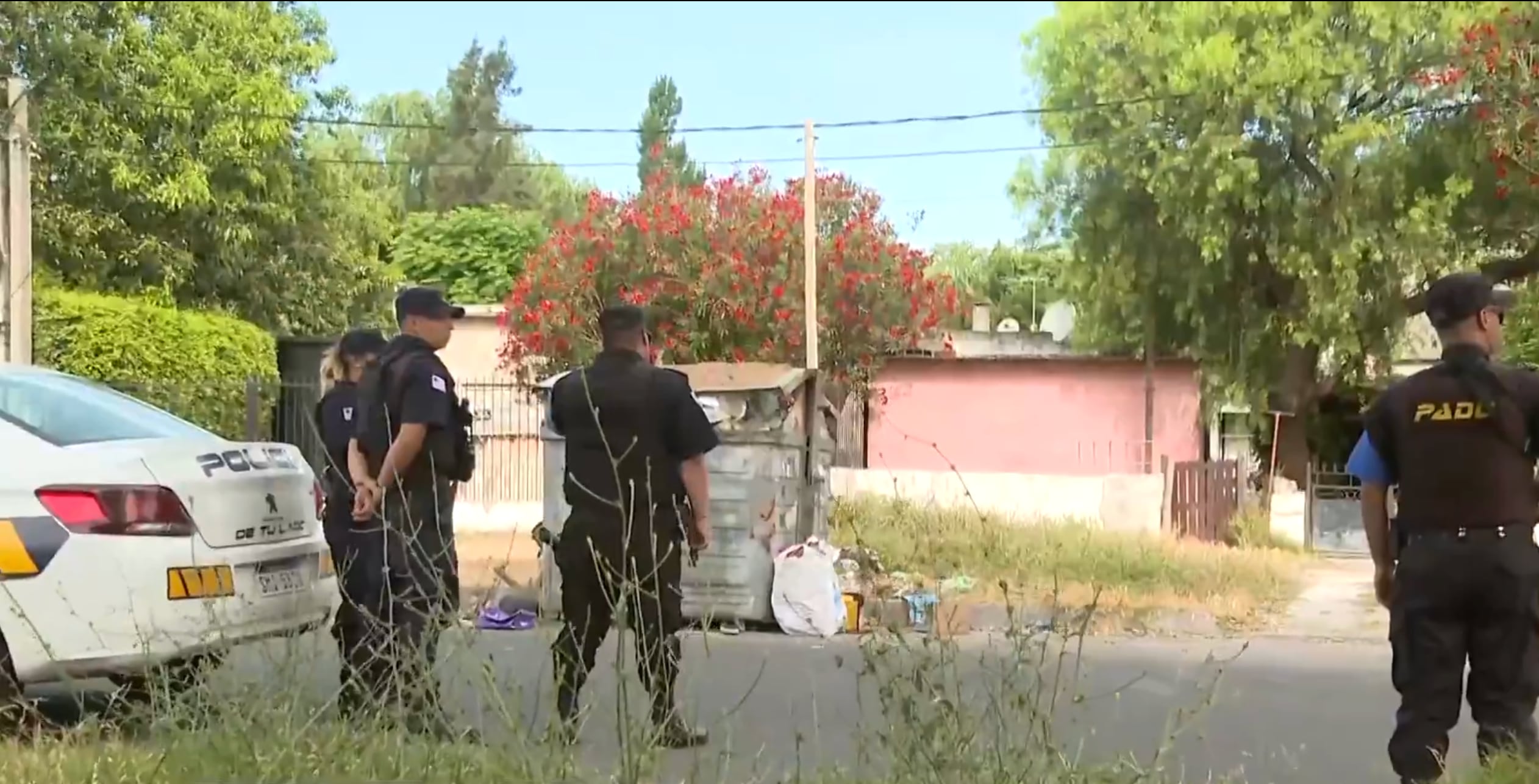 Un adolescente de 15 años fue baleado en el barrio Jardines del Hipódromo en Uruguay (Captura Telenoche Canal 4)