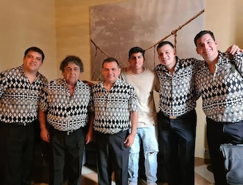 Los Palmeras cuando se presentaban